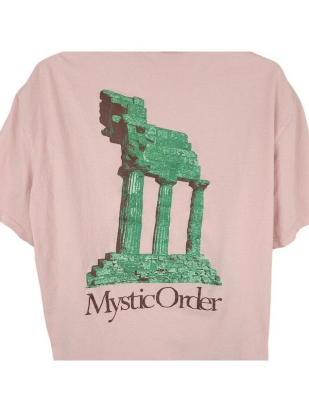 Mystic Order T Shirt Mens Size XL Pink Streetwear Relaxed Fit